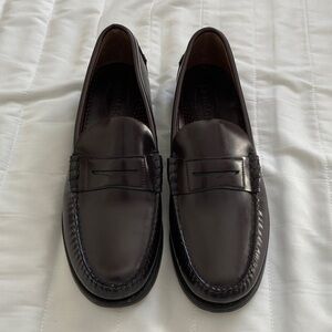 Sebago Dark Brown Leather Penny Loafers